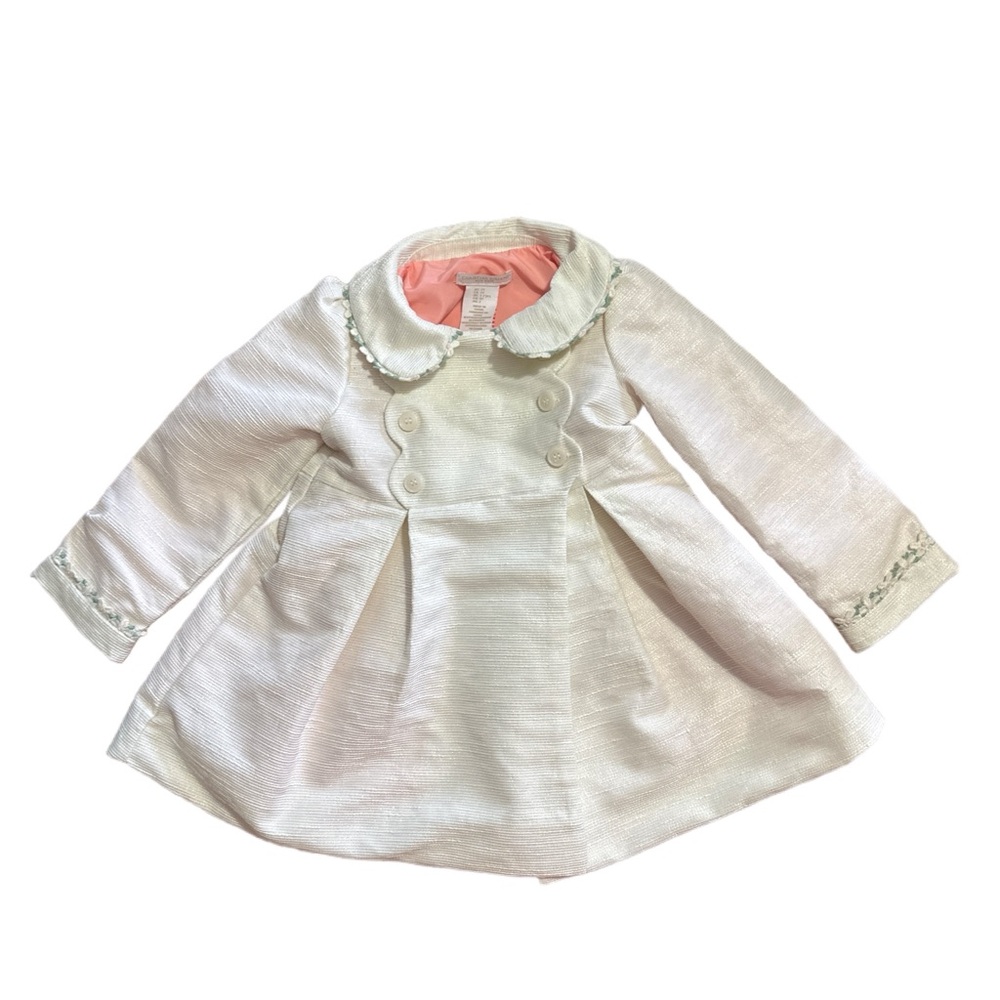 Beautiful, like new Christian Soriano 2T double breasted dress coat